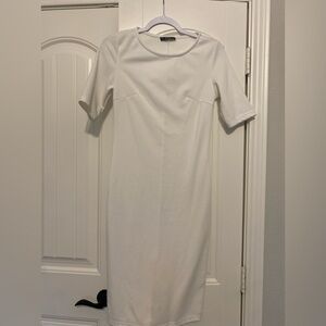 SHEIN White Long Sleeve Dress